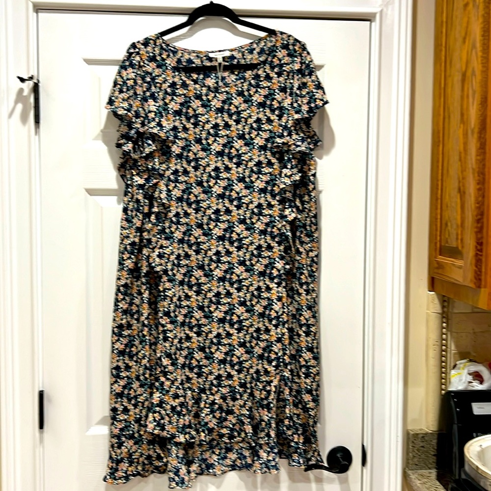 Max Studio 2X Floral Dress